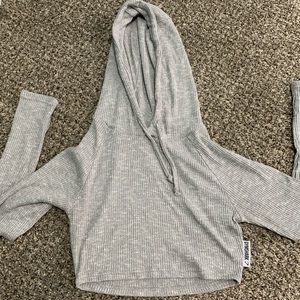 Gymshark lounge cropped hoodie